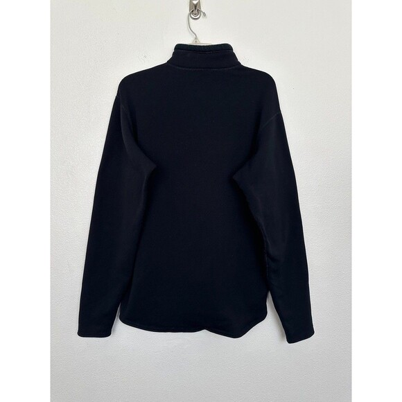 Patagonia Quarter Zip Fleece Black Vintage Black Hiking Outdoors Men's Medium - Picture 6 of 7
